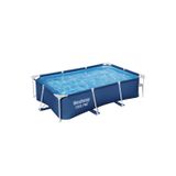 Bestway® 56403 Steel Pro® Dikdörtgen Yerüstü Prefabrik Havuz 2,59 M X 1,70 M X 61 Cm