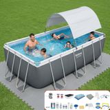 Bestway 56456 BW70 412x201x122 cm Gölgelikli Havuz Seti
