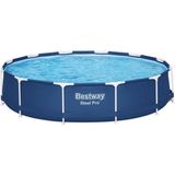 Bestway® 56681 Steel Pro® Prefabrik Yer Üstü Çember Havuz Seti 3,66 M X 76 Cm