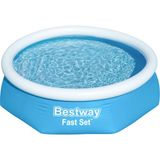 Bestway 57448 Fast Set Çember Şişme Havuz 2.44 m x 61 cm - Mavi