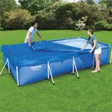 Bestway 58107 Dikdörtgen Havuz Örtüsü - 4,00 m x 2,11 m Yerüstü Havuzlar için - Mavi