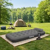 Bestway 671GYBW142 185x76x22 cm Single El Pompası Ve Yastık Tek Kişilik Şişme Yatak