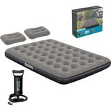 Bestway 671GZ Ultra Queen 2 Kişilik Gri Şişme Yatak