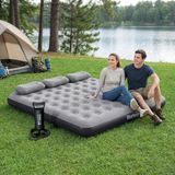 Bestway 671HCBW149 203X183x22 cm El Pompası Ve Yastık Ultra King 3 Kişilik Şişme Yatak