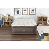 Bestway 69145 Fortech Yorgan Yüzeyli Çift Kişilik Dahili Pompalı Şişme Yatak 2.03m X 1.52m X 51cm Gri