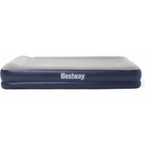 Bestway Açık Hava Için Konforlu Elektrikli Çift Kişilik Şişme Yatak - Ahşap - Beyaz - Seçenek 1
