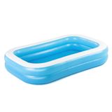 Bestway Aile ve Çocuklar için Uygun Şişme Dikdörtgen Yüzme Havuzu, Mavi, 2.62 m x 1.75 m x 51 cm, 778 L