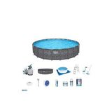 Bestway APX 365 561JZ BW581 6.71x1.32 mt Yuvarlak Prefabrik Havuz Seti
