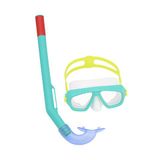 Bestway Aqua Champ Çocuk Dalış Maskesi ve Şnorkel Set Yeşil