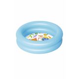 BESTWAY Bebek Çocuk Havuz 2 Boğumlu Içi Desenli 61*15 cm Iç Dış Mekan Balkon Teras Bebek Çocuk Havuz