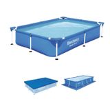 BESTWAY-BESTWAY DİKDÖRTGEN PREFABRİK HAVUZ SET BW449 56401 (221 cm x 150 cm × 43 cm)