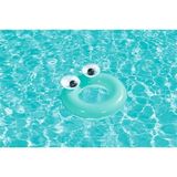 Bestway Büyük Gözlü Simit - Big Eyes Simit - Şişme Gözlü Simit - Deniz Simidi - Gözlü Havuz Simidi 61 cm - 0 - 3 Yaş - Beyaz