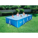 Bestway Büyük Prefabrik Havuz 400 x 211 x 81 cm Mavi Korozyona Dayanıklı Metal Çerçeve