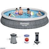Bestway BW 515 Büyük 457x84 cm Şişme Havuz Seti