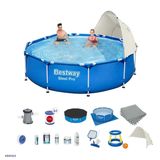 Bestway BW565 56677 305x76 cm Gölgelikli Prefabrik Havuz Seti