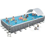 Bestway BW600 56623 956x488x132 cm Gölgelikli Prefabrik Havuz Seti