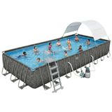 Bestway BW601 APX 365 561KJ 956x488x132 cm Gölgelikli Prefabrik Havuz