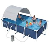 Bestway BW624 400x211x81 cm 56405 Prefabrik Dikdörtgen Aile Havuz