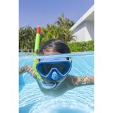 BESTWAY Çocuk 3+ Dalış Gözlük Maske Şnorkel Seti 01 Yeşil