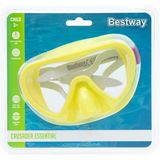 Bestway Crusader Essential 3-6 Yaş Deniz Gözlüğü Çocuk Maskesi Yüzücü Gözlük Sarı