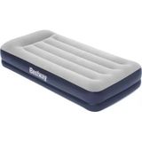 Bestway Dahili Pompalı Şişme Yatak 191X97X36CM, Konforlu ve Kolay Kullanım - Seçenek 1 - Altın - Gri