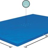 Bestway® Dikdörtgen Havuz Örtüsü - 2,59 m x 1,70 m Yerüstü Havuzlar için