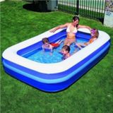Bestway Dikdörtgen Şişme Jumbo Boy Aile Havuzu 262x175x51