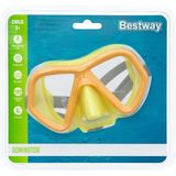 Bestway Dominator Çocuk Deniz Gözlüğü 3-7 Yaş Yüzücü Gözlük Sarı
