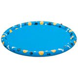 Bestway Evcil Hayvanlar İçin Pati Su Matı, Çap 147 Cm, Kaymaz Yüzey, Su Fıskiyesi, Bahçe Hortumu Bağlantısı, Dayanıklı Pvc, Onarım Yamala