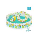 BESTWAY Havuz (122 Cm x 20 Cm) + Deniz Simidi + Deniz Topu (27 Cm) - Mavi Su Dünyası