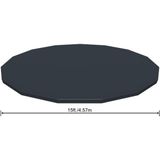 Bestway Havuz Örtüsü Steelpro 457SANTIMETRE - Seçenek 1 - Siyah