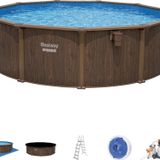 Bestway® Hydrium™ Çelik Duvarlı Prefabrik Yer Üstü Havuz Seti 4,88 M X 1,32 M
