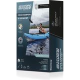 Bestway Hydro-Force 65115 Cove Champion X1 Tek Kişilik Kano Seti 2.75M x 81CM - Mavi - Gri
