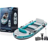 Bestway Hydro Force Adventure Elite X5 Şişme Bot 65159 - 0 - 3 Yaş - Açık Gri