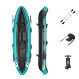 Bestway Hydroforce Ventura Kayık 2 Kişilik Set, El Pompası, Kürek ve Saklama Çantası ile Şişme Bot Seti