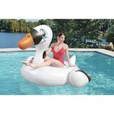 Bestway Kuğu Binici - Şişme Kuğu - Tutmalı Deniz Binici Kuğu - Deniz Yatağı Kuğu - Binici Bot Kuğu - Ride-On Swan - Şişme Kuğu Binici Bot Deniz 201X160 Cm. - Beyaz - Kuğu - 201 x 160 cm