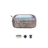 BESTWAY Lay-Z-Spa® 6001K Rome Smart AirJet™ Enerji Tasarruflu Şişme Spa Havuzu, Mobil Uygulama Kontrollü, 4-