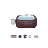 BESTWAY Lay-Z-Spa® Maldives Smart HydroJet Pro™ 6001U Enerji Tasarruflu Şişme Spa Havuzu, Mobil Uygulama Kon