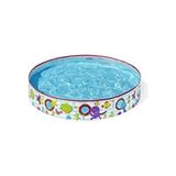 Bestway Mavi Şişme Havuz 152X25 cm Renkli Desenli Çocuklar İçin Eğlenceli Oyun Alanı