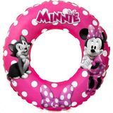 Bestway Minnie Simit 56 cm Renkli 3 Boyutlu Desenli Çocuklar İçin Eğlenceli Şişme Can Simidi - 0 - 1 Yaş