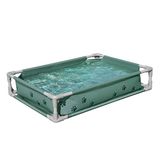 Bestway My First Frame Pool Evcil Hayvan 2'si 1 Arada Köpek Havuzu ve Yükseltilmiş Köpek Yatağı, 102 x 74 x 20 cm, 130 L, TriTech Çelik Çerçeve, Katlanabilir, Çizilmez, Hızlı Kurulum, Dış Mekan Evcil