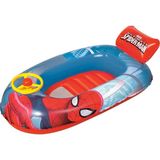 Bestway Örümcek Adam Direksiyonlu Çocuk Botu 112X71 cm 3-6 Yaş Arası Eğlenceli Deniz Aksesuarı