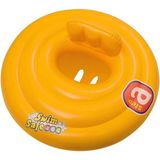 Bestway Oturaklı Sarı Simit Bebekler İçin Güvenli Suya Alıştırma Aracı 64 x 24 cm