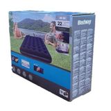 Bestway Pavillo 67287 Çift Kişilik Şişme Yatak Kamp Fiş Pompalı 191x137x22 cm 300 kg