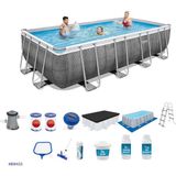 Bestway Prefabrik Havuz Seti 488X244X122CM Dayanıklı Malzeme ile Kullanıma Uygun