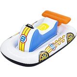 Bestway Renkli 43.5"x29.5" Spor Arabası Sürüş Oyuncağı, 6-8 Yaş - 0 - 12 Ay - Açık Gri