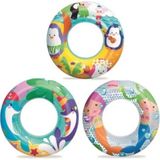 Bestway Renkli Deniz Simidi 51 cm, Eğlenceli ve Rahat Şezlong Malzemesi, 0-1 Yaş - 0 - 12 Ay - Açık Gri