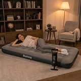Bestway Single Tek Kişilik Şişme Yatak + El Pompası 185x76x22cm 671gy Bw150 Gri