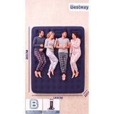 BESTWAY Şişme Yatak 3 Kişilik - 3 Yastık ve Pompa Hediye (67004)