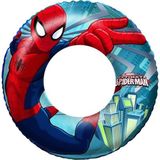 Bestway Spiderman Simit 56 cm Renkli 3 Boyutlu Desenli Şişme Can Simidi Çocuklar İçin - 0 - 1 Yaş